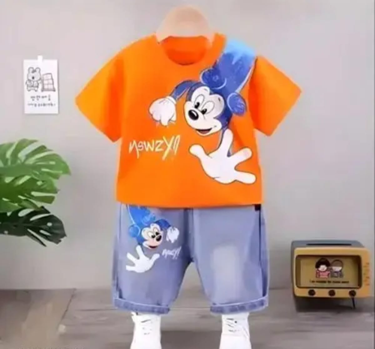 Micky Mouse Clothing Set For Boys And Girls