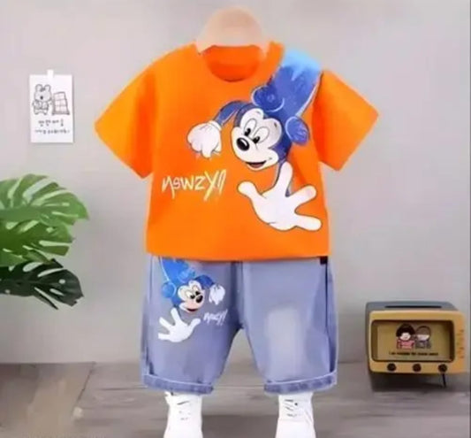 Micky Mouse Clothing Set For Boys And Girls
