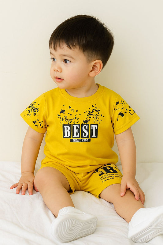 Yellow Clotthing Set For Boys and Girls