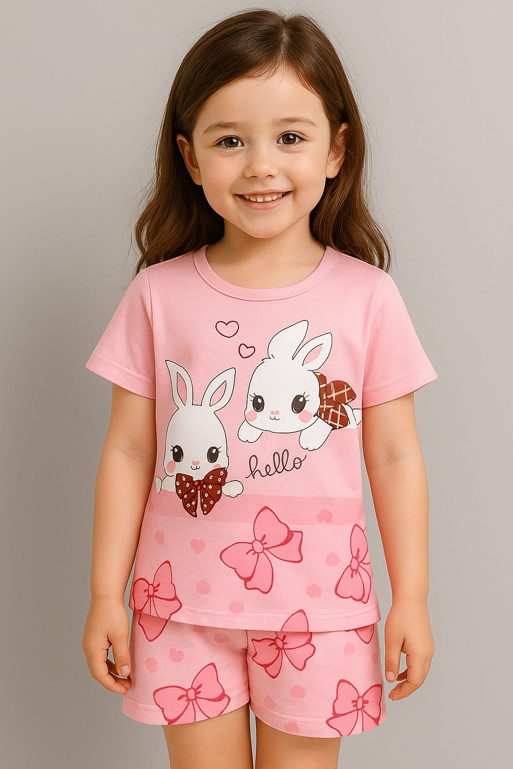 Cute Fancy Girl Top & Bottom Set