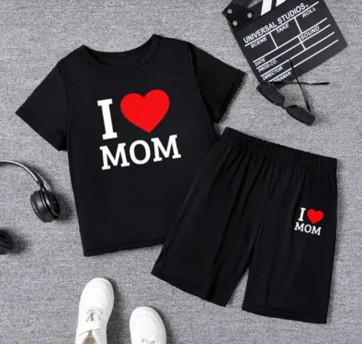 I Love mom T Shirt And Short