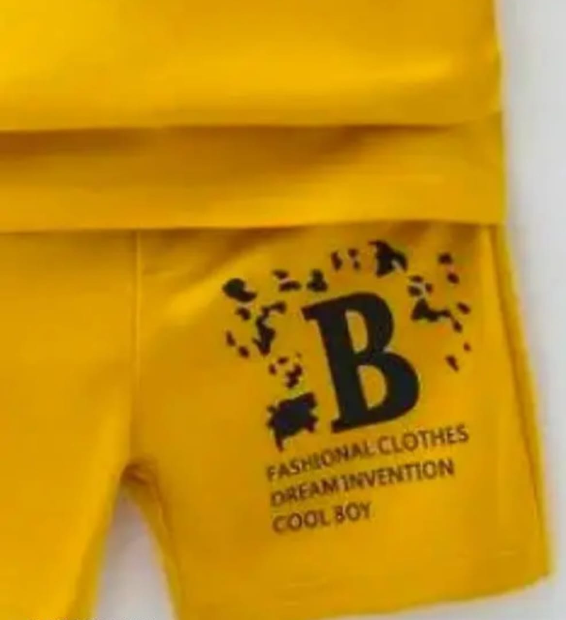 Yellow Clotthing Set For Boys and Girls